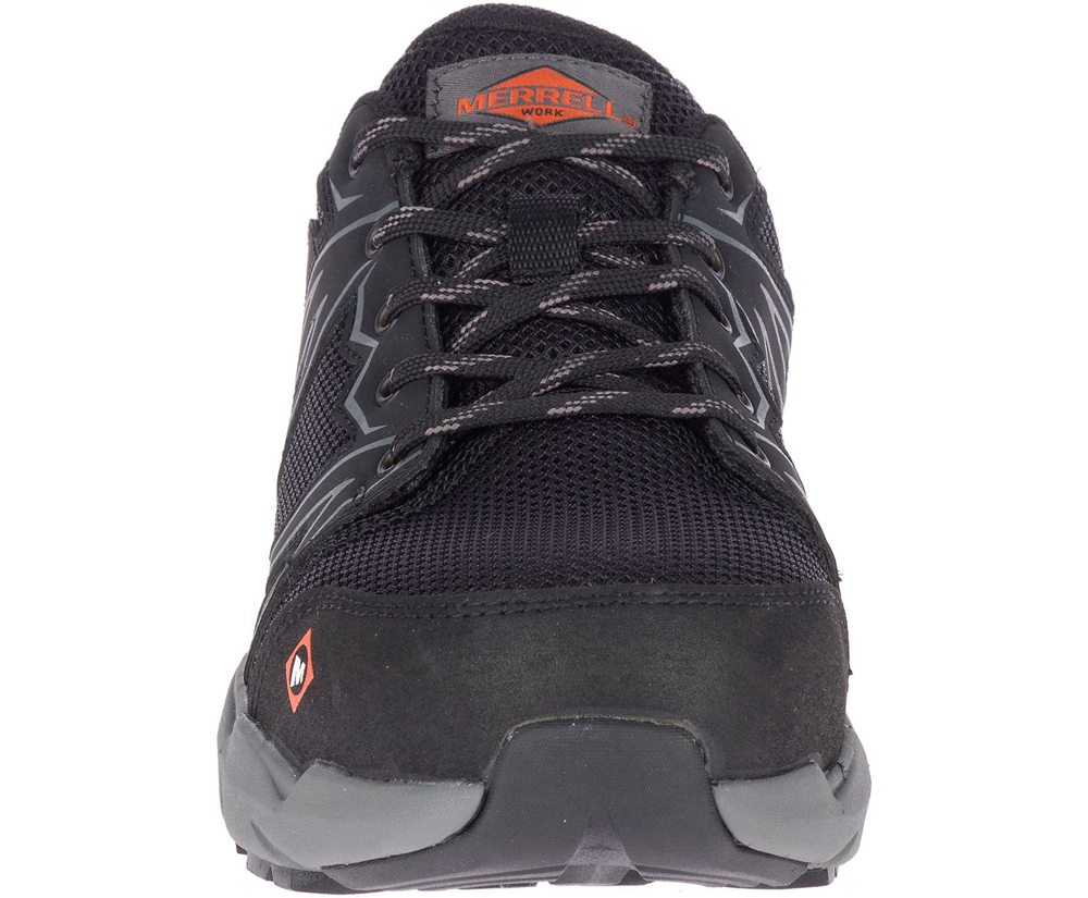 Buty Sportowe Merrell Męskie Czarne - Fullbench Superlite Alloy Toe Sd - 710429-CIL